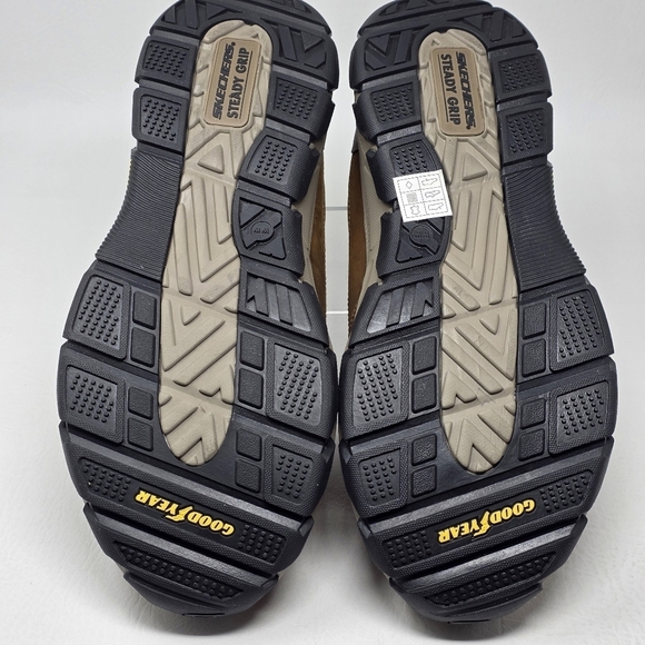 SKECHERS Men\'s Size 13 Xwide Fit Cooled Goodyear Sole Memory Foam 204321WW Brown main image 5